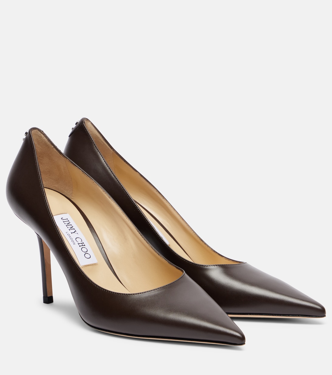 Любовь 85 кожаные лодочки Jimmy Choo, коричневый