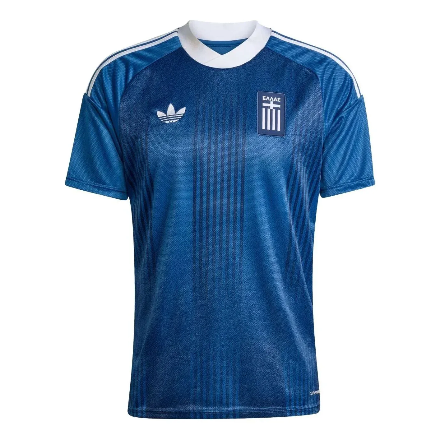 Выездная футболка сборной Греции Adidas №26, цвет «Dusky Petrol», синий