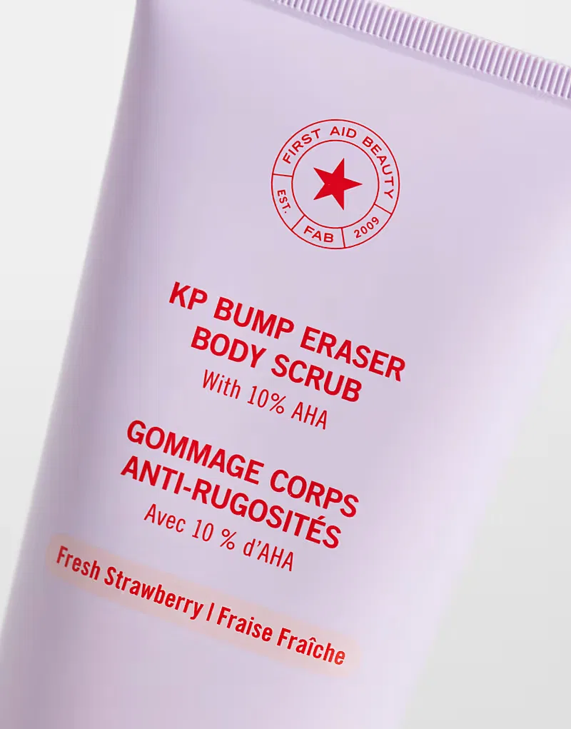 Скраб для тела First Aid Beauty KP Bump Eraser со вкусом клубники, 226 г — фото 4