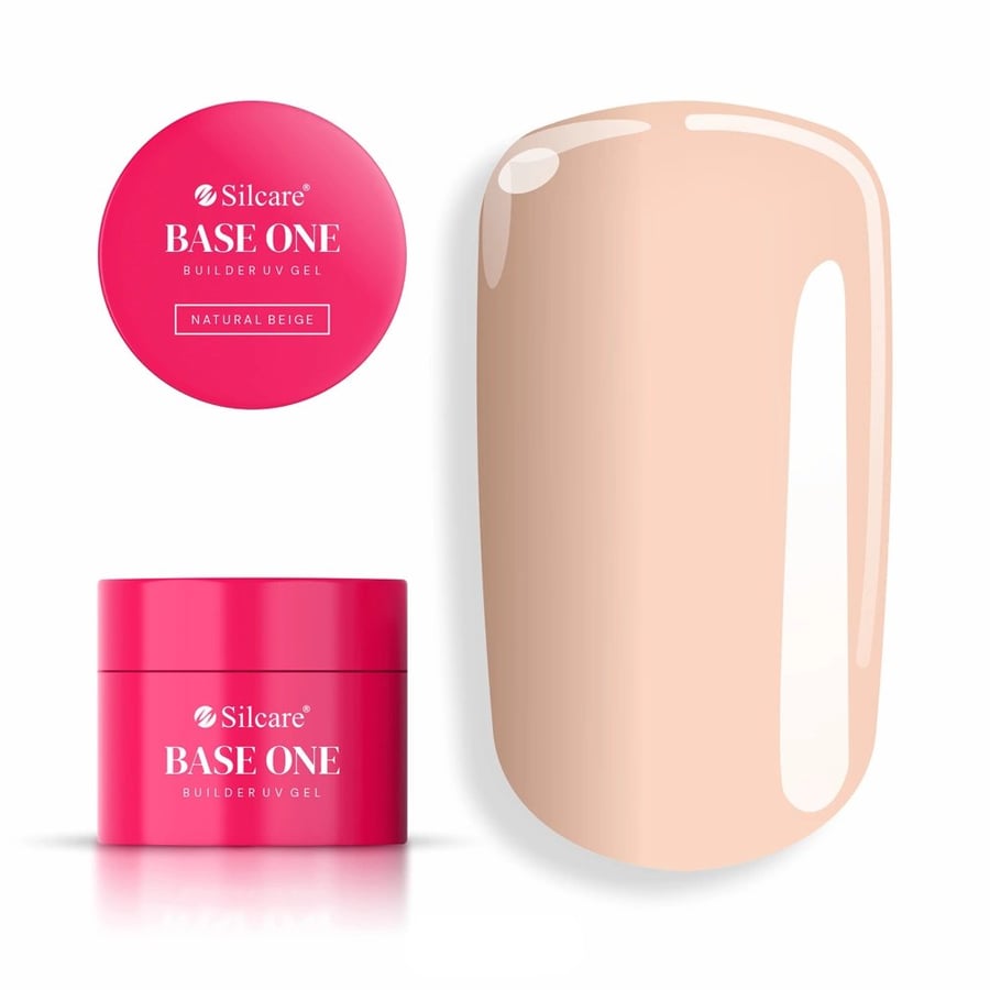 

Gel Base One Natural Beige 50 г Самовыравнивающийся гель для наращивания ногтей Silcare