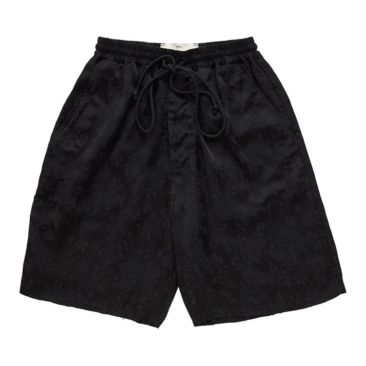 

Шорты Song for the Mute Raw Lined Elasticated Shorts 'Black', черный