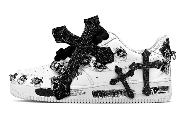 

Кроссовки Nike Air Force 1 Skateboard Shoes Women's Low-Top Black White