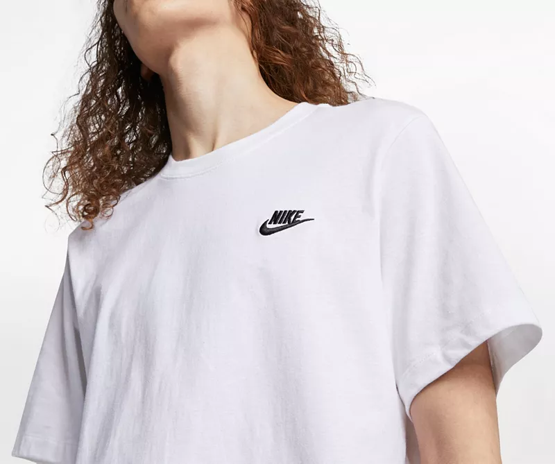 Мужская футболка Nike Sportswear Club, белый — фото 4