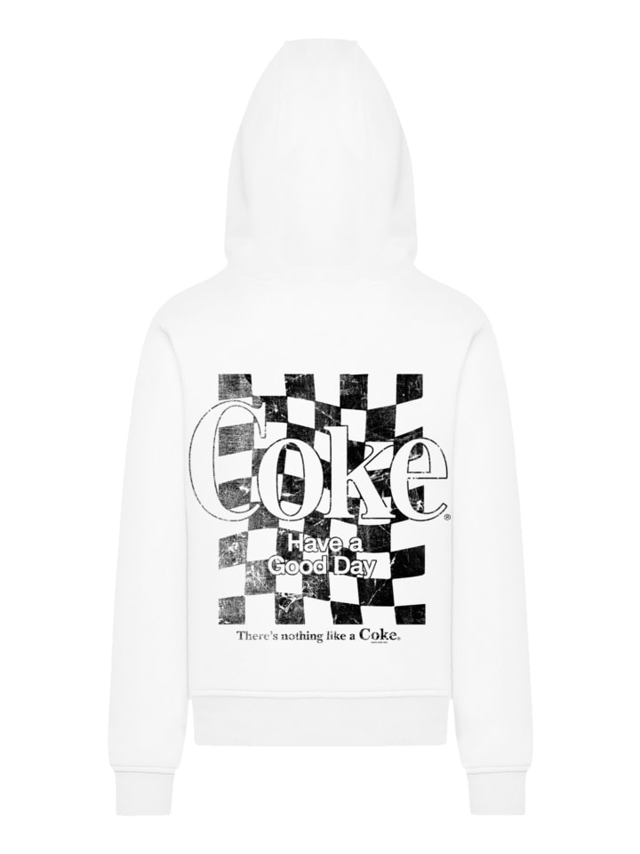 

Толстовка Coca-Cola Checker белого цвета F4NT4STIC