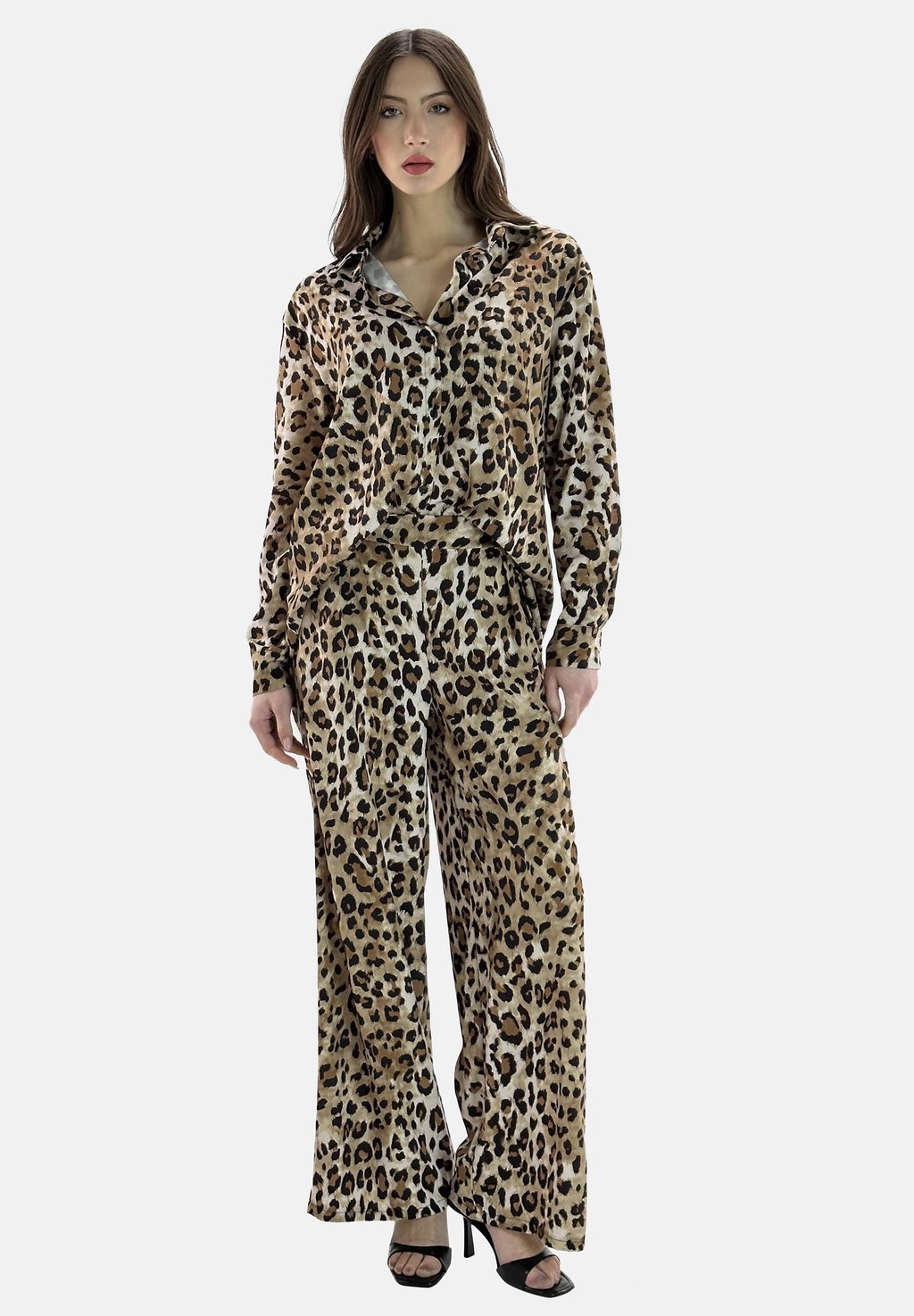 

Блузка на пуговицах SET - Trousers Elara, светло-коричневый