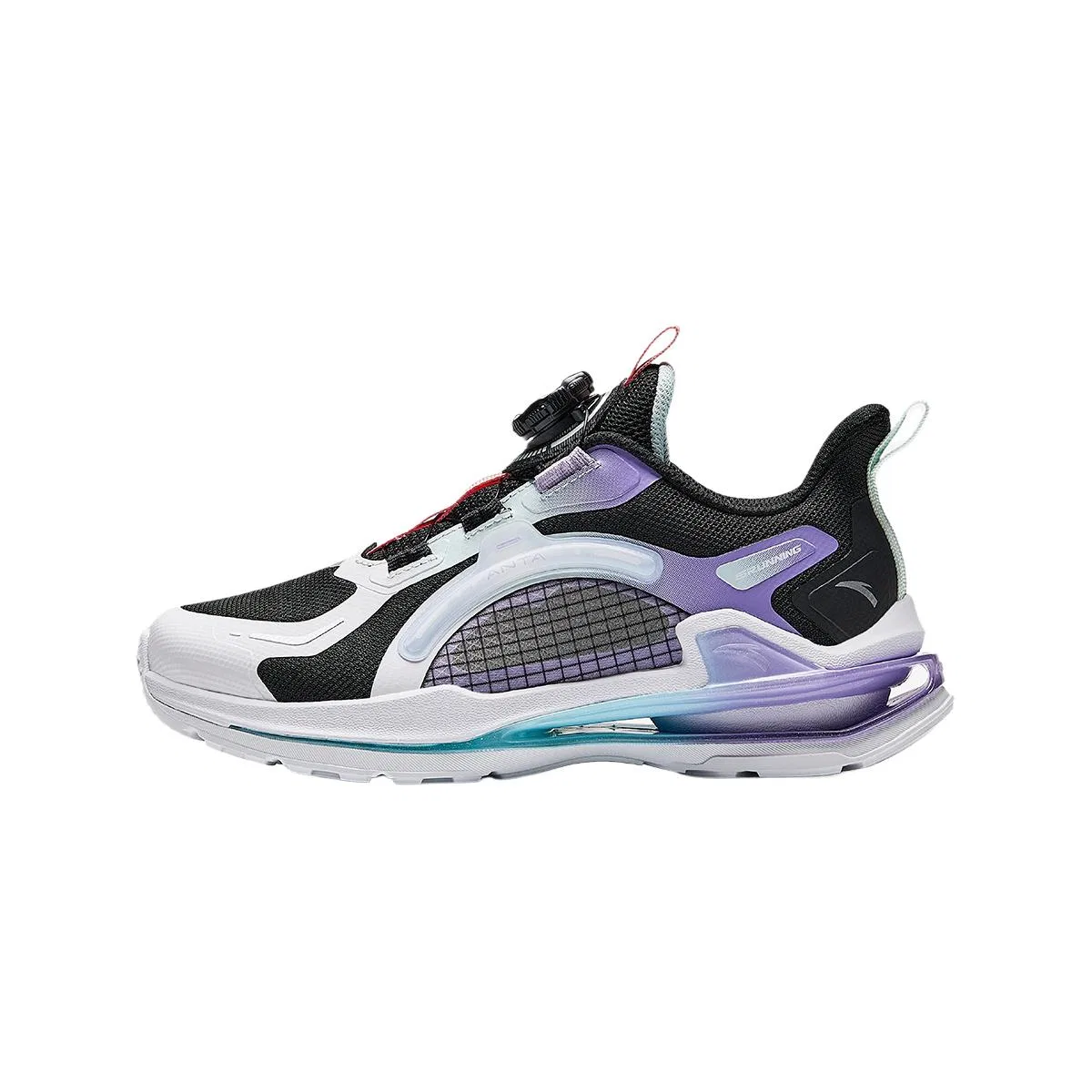 Кроссовки для бега Antakids Black White Purple Teenagers