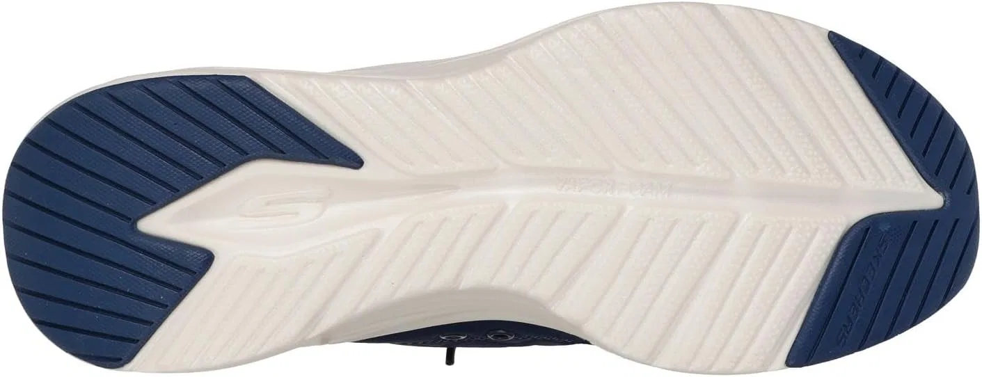 Мужские кроссовки Skechers 232619w, Navy Mesh Duraleather Gray Trim — фото 2