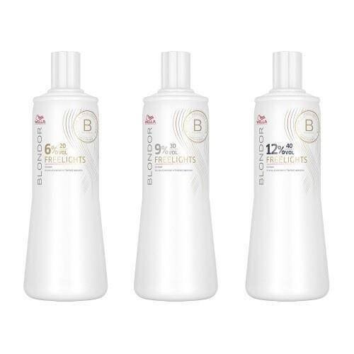 

Крем с перекисью водорода, 1000 мл Wella Professionals Blondor Freelights