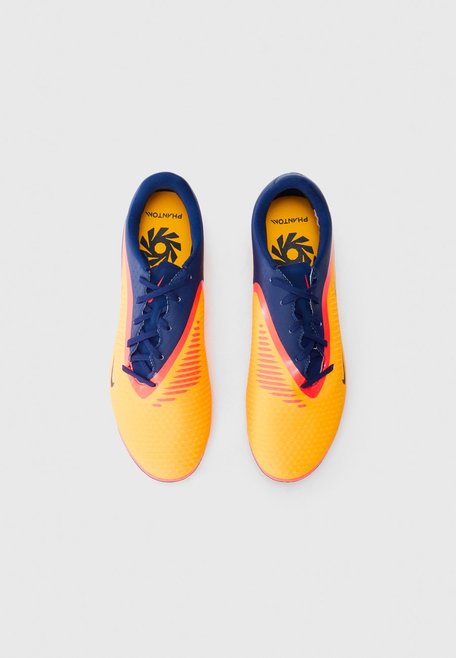 Кроссовки Nike Performance PHANTOM 6 LOW ACADEMY "ERLING HAALAND" FG/MG, Laser Orange/Lemon Venom/Blue Void/Orange — фото 4