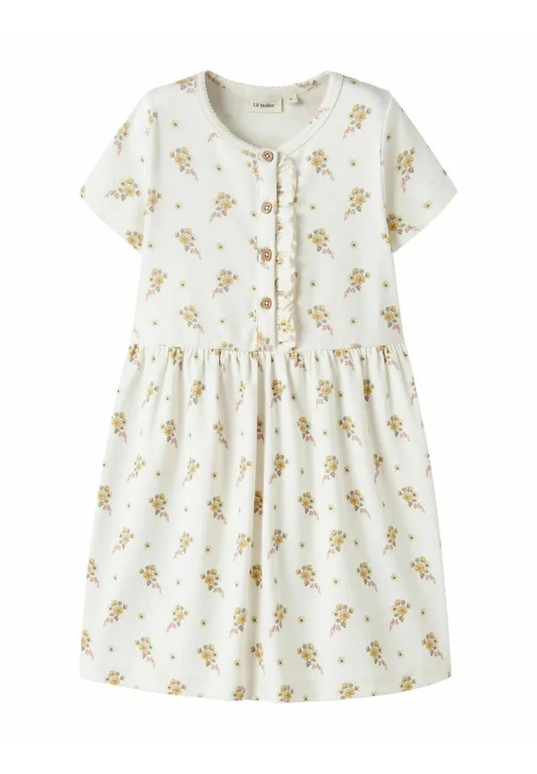 Платье из джерси kleid стандартного кроя Lil' Atelier, Coconut Milk — фото 3