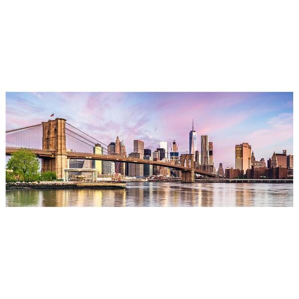 

Картина на холсте A.S. Création Skyline Manhattan цвет blau /braun