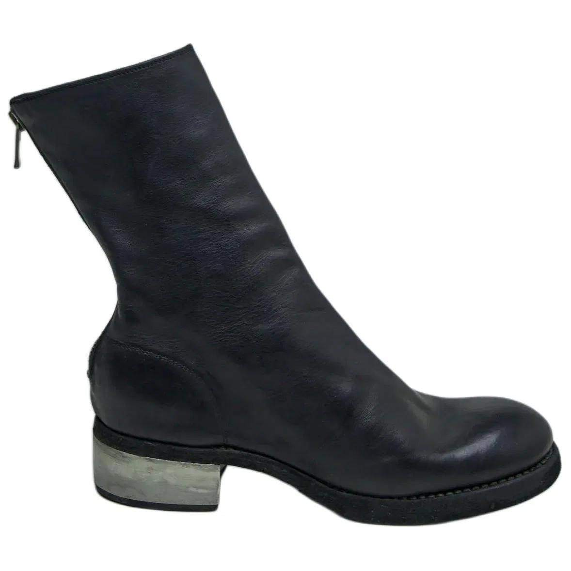 Ботинки мужские кожаные GUIDI Original Shoe Box Included черные — фото 3