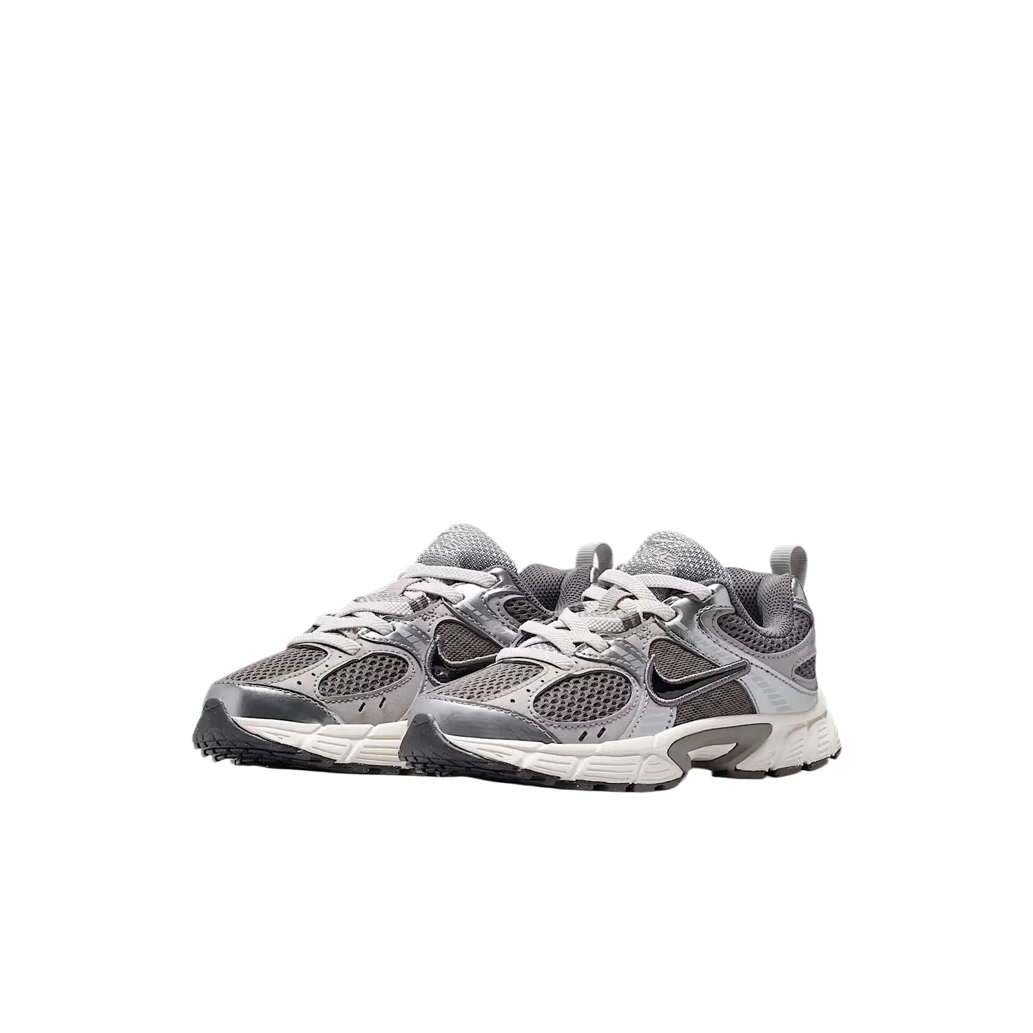 Nike V5 RNR Mesh Abrasion Resistant Low top детские кроссовки для бега Silver Gray Kids' — фото 2