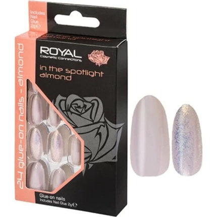 

24 накладных типса для ногтей In The Spotlight Almond Royal