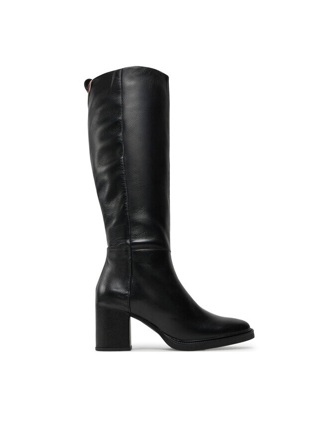 Вейдерсы Tommy Hilfiger altas Long Boot Mid Wrapped Lthr Heel FW0FW08099 Negro, черный