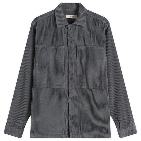 

Верхняя рубашка Дурно Kestin, Charcoal Corduroy
