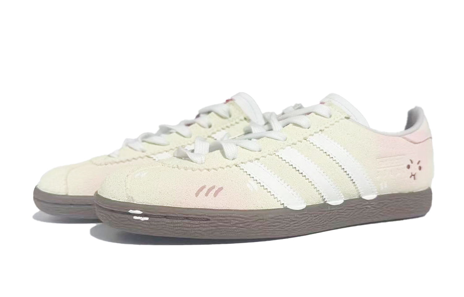 Stadt Cheese Low top German Army Trainers Unisex Adidas Originals, желтый — фото 4
