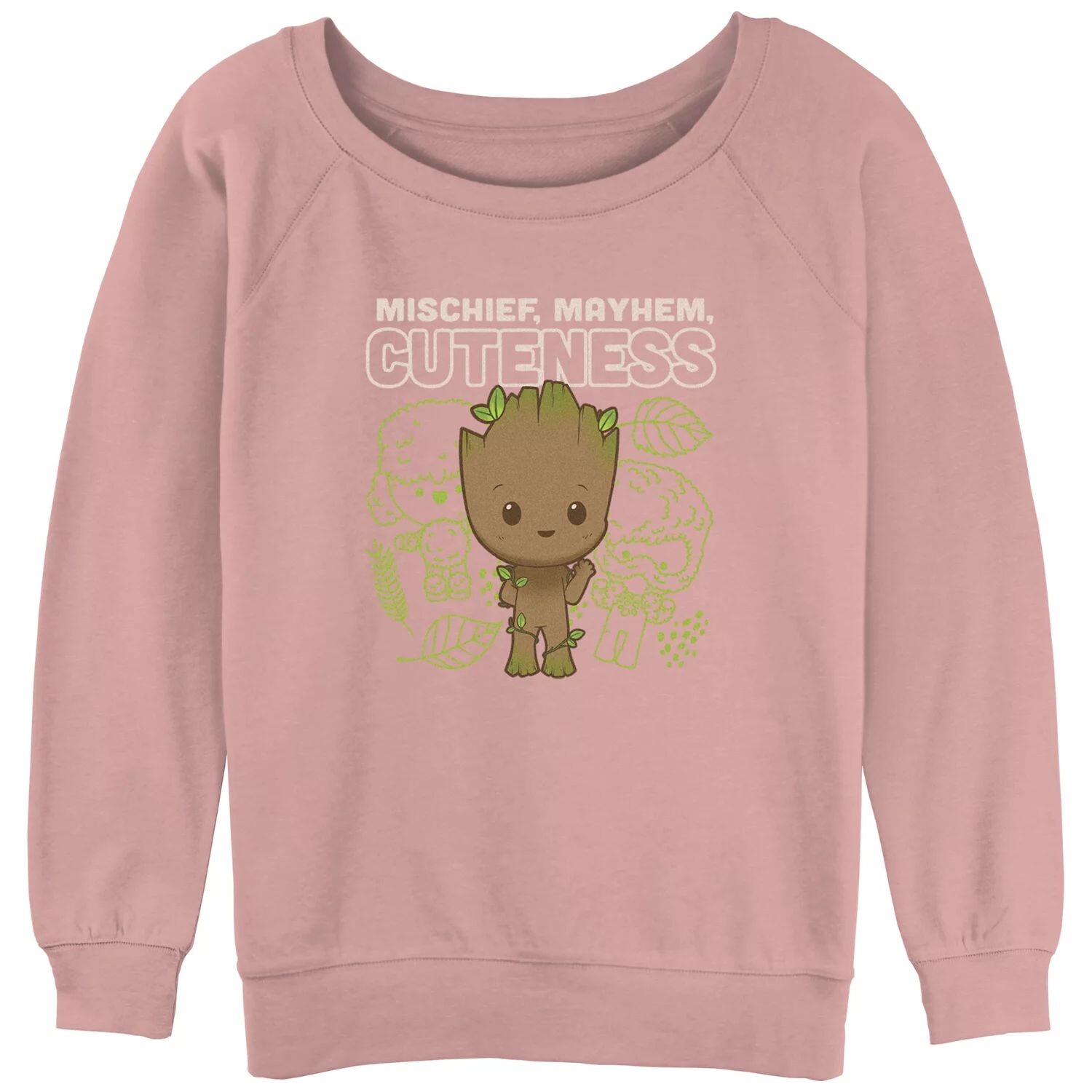 Терри с рисунком «Marvel Guardians of the Galaxy» для юниоров Groot «Mischief, Mayhem, Cuteness» Licensed Character