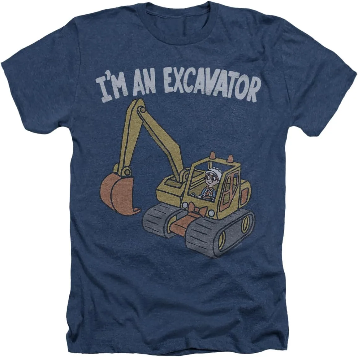 

Футболка Blippi I'm an Excavator Unisex Adult Heather Popfunk
