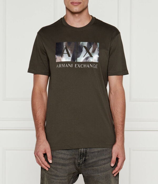 

Футболки Regular fit Armani Exchange, хаки