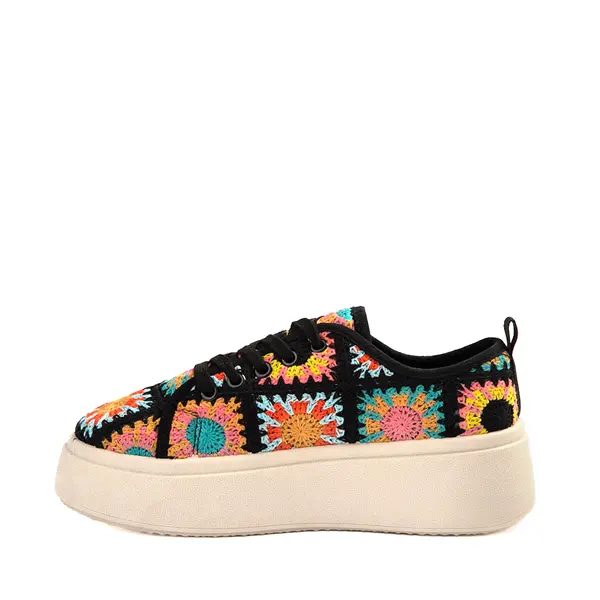 

Кроссовки Womens Dirty Laundry Rambling Crochet Sneaker, цвет Black/Multicolor
