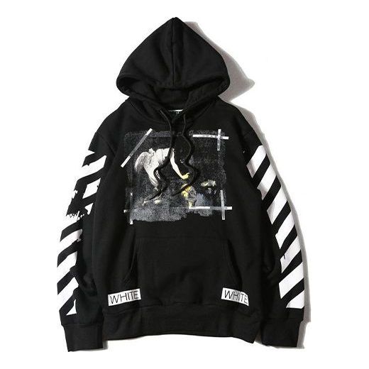 

Толстовка caravaggio hooded sweatshirt black Off-White, черный