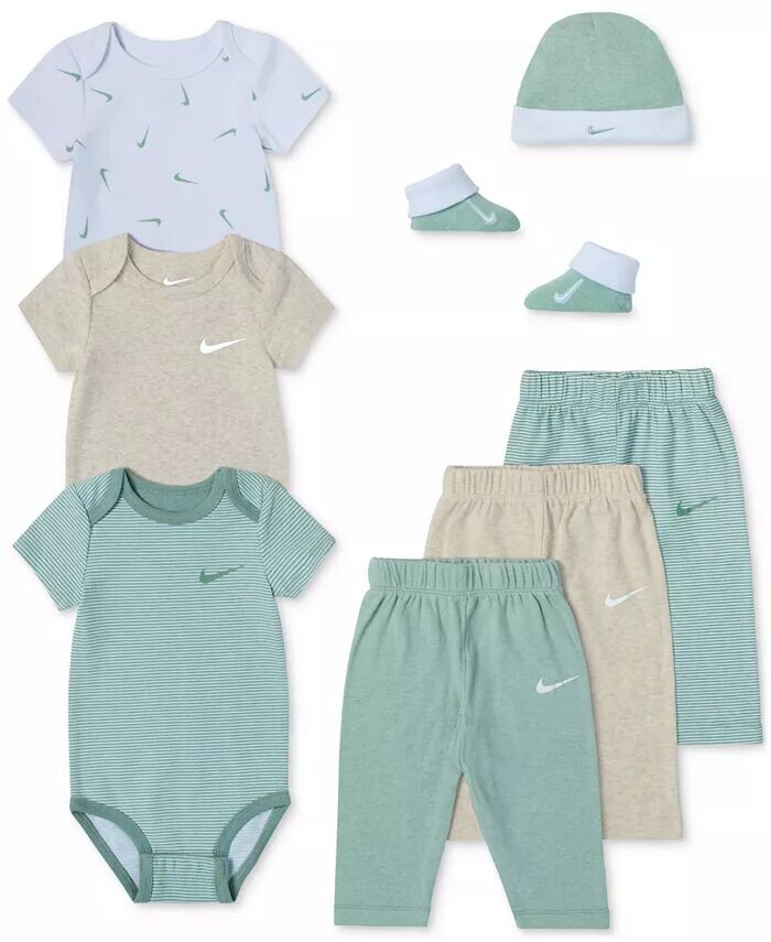 

Наборы боди, штанов и аксессуаров Baby Essentials Nike, синий
