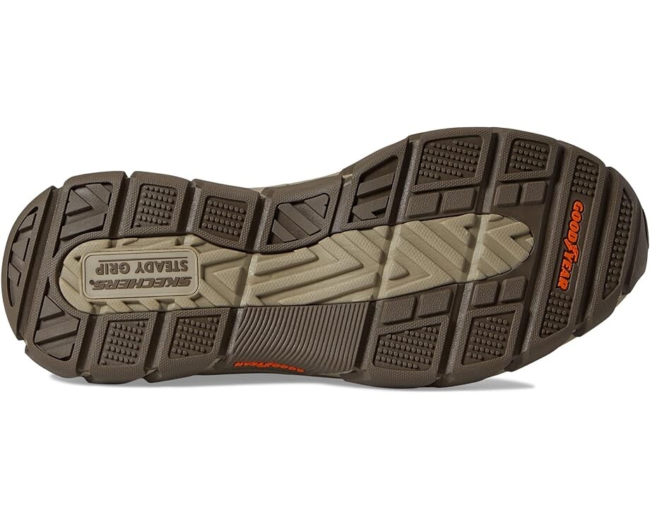 Кроссовки SKECHERS Respected Holmgren Hands Free Slip-Ins, цвет Taupe — фото 3