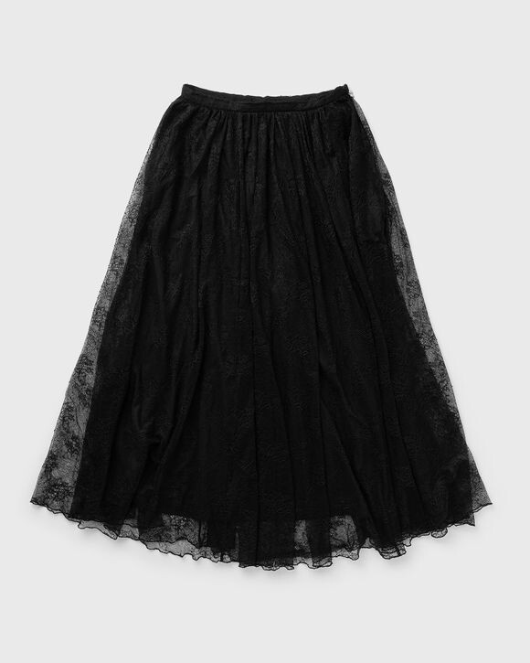

Юбка Rotate Birger Christensen Lace Long Midi Skirt, черный