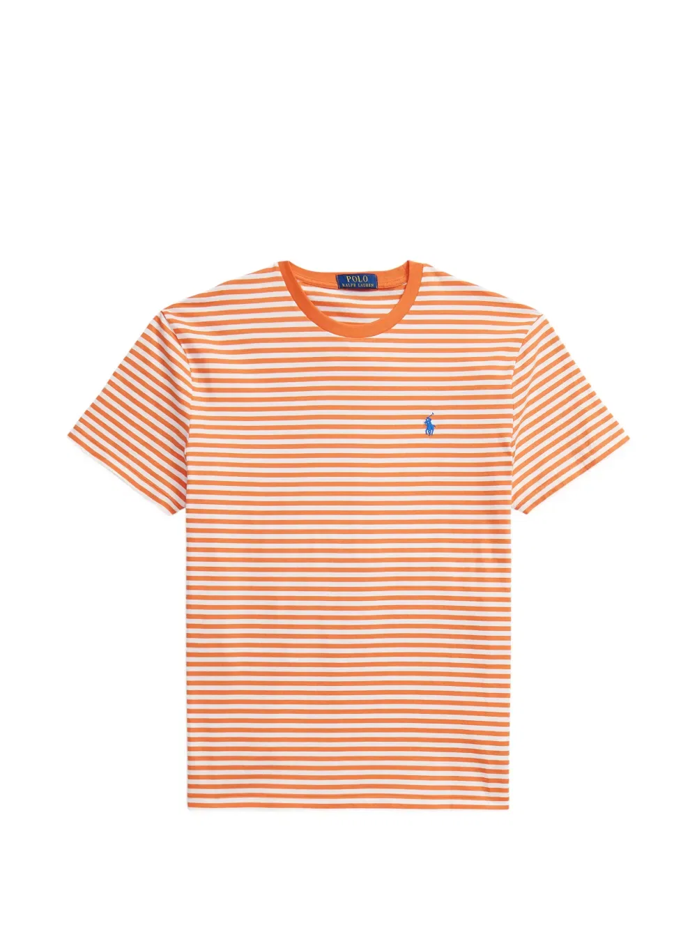 Полосатая футболка Polo Ralph Lauren, оранжевый