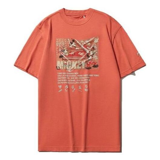 

Футболка x disney crossover pattern print sports tee Li-Ning, красный