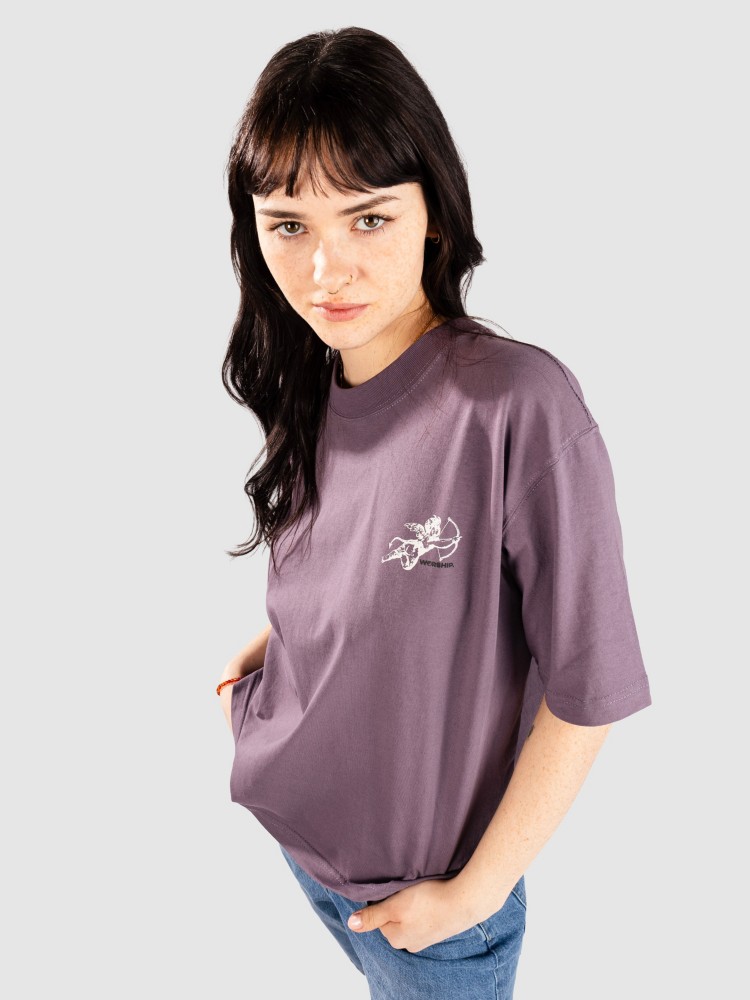 

Футболка Worship Supplies Cherub Regular Fit T-Shirt, purple reign, Фиолетовый, Футболка Worship Supplies Cherub Regular Fit T-Shirt, purple reign