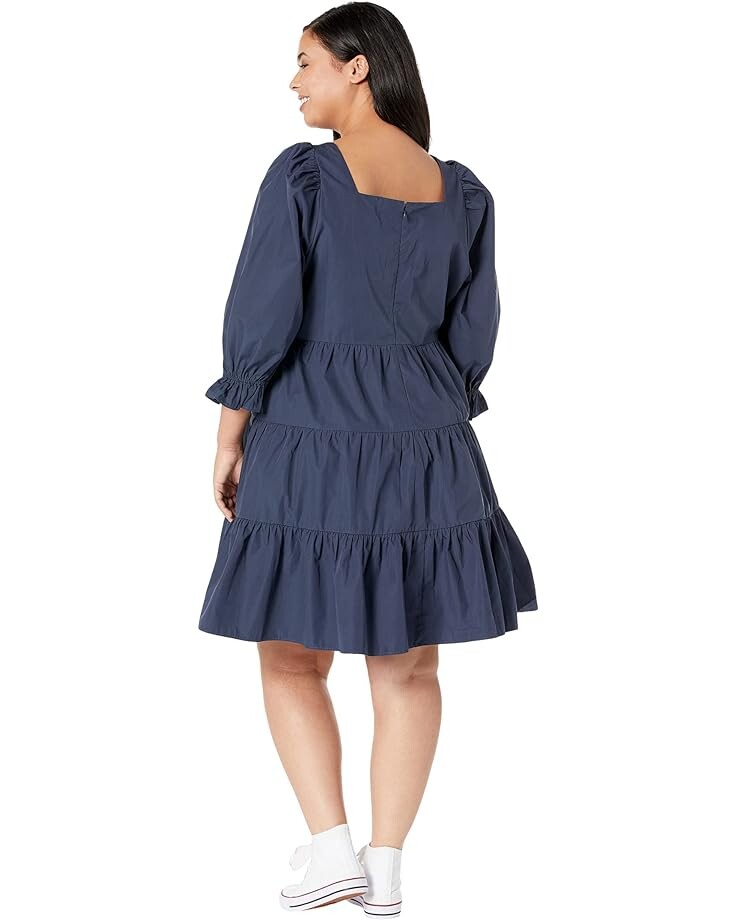 

Платье Madewell Plus Poplin Lizzie Babydoll Dress, цвет Twilight