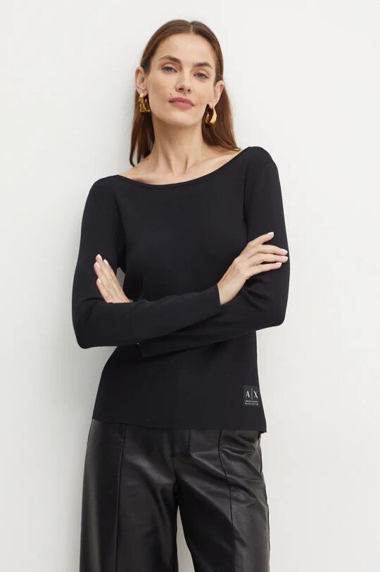 

Свитер Armani Exchange, черный