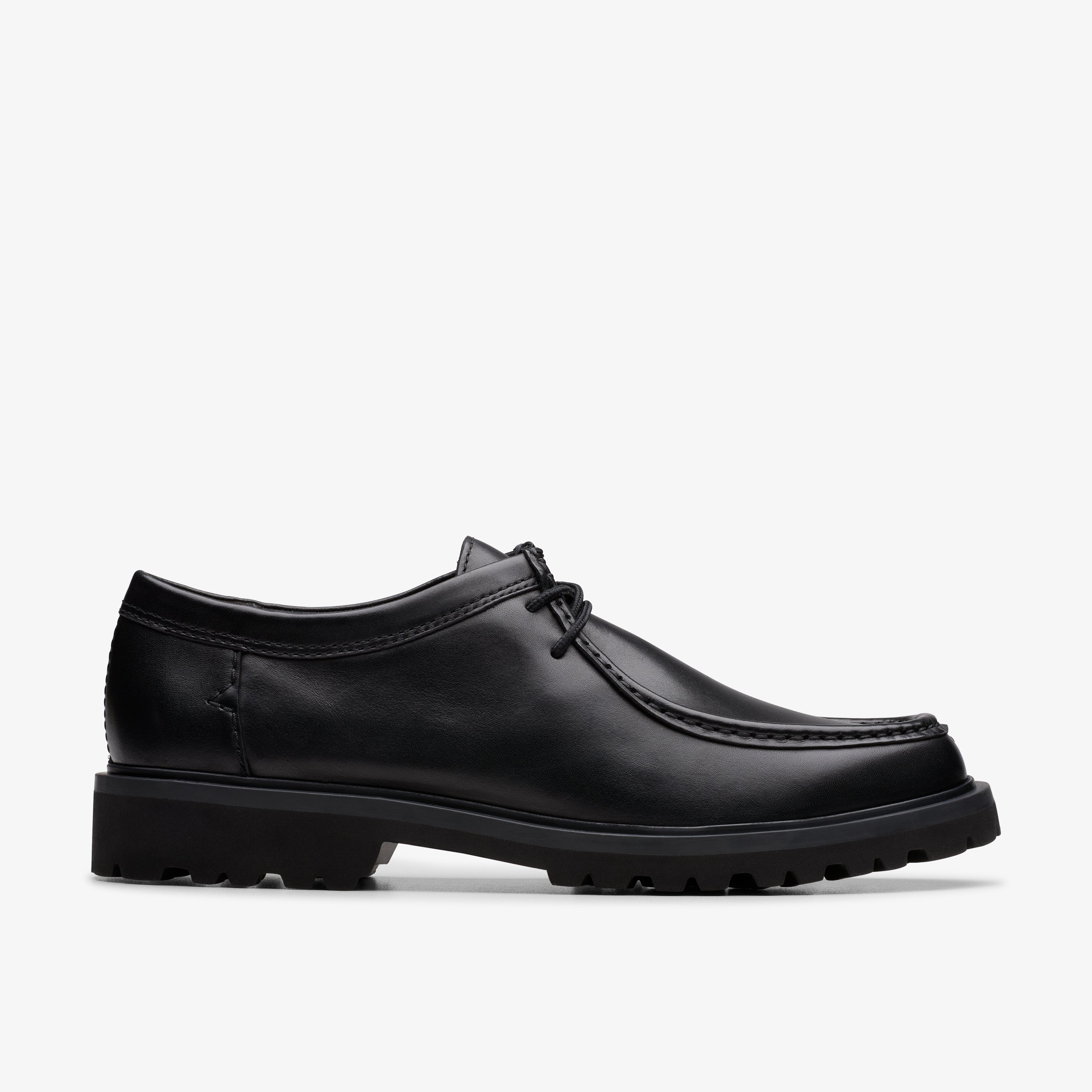 Туфли Бервикский шов Clarks, Black Leather