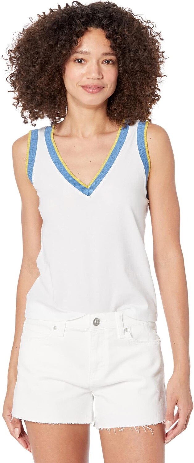 

Майка MONROW V-Neck Tank with Trim Rib, белый