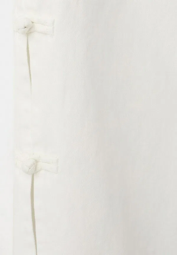Подростковые прямые джинсы кремового цвета Mango Kids, Off-White — фото 3