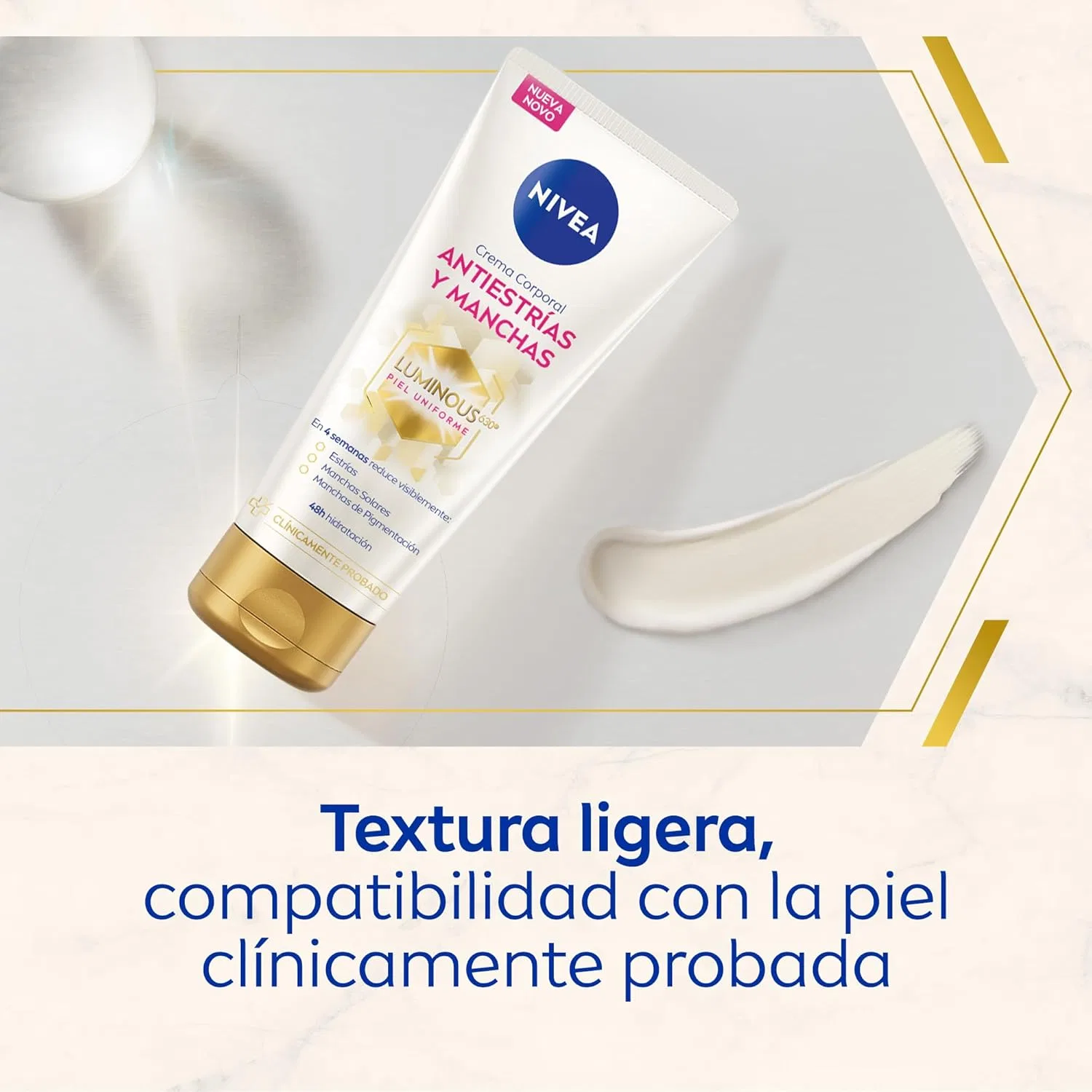 Крем для тела Nivea Luminou Corporal Anti Estrias, 200 мл Nivea — фото 2