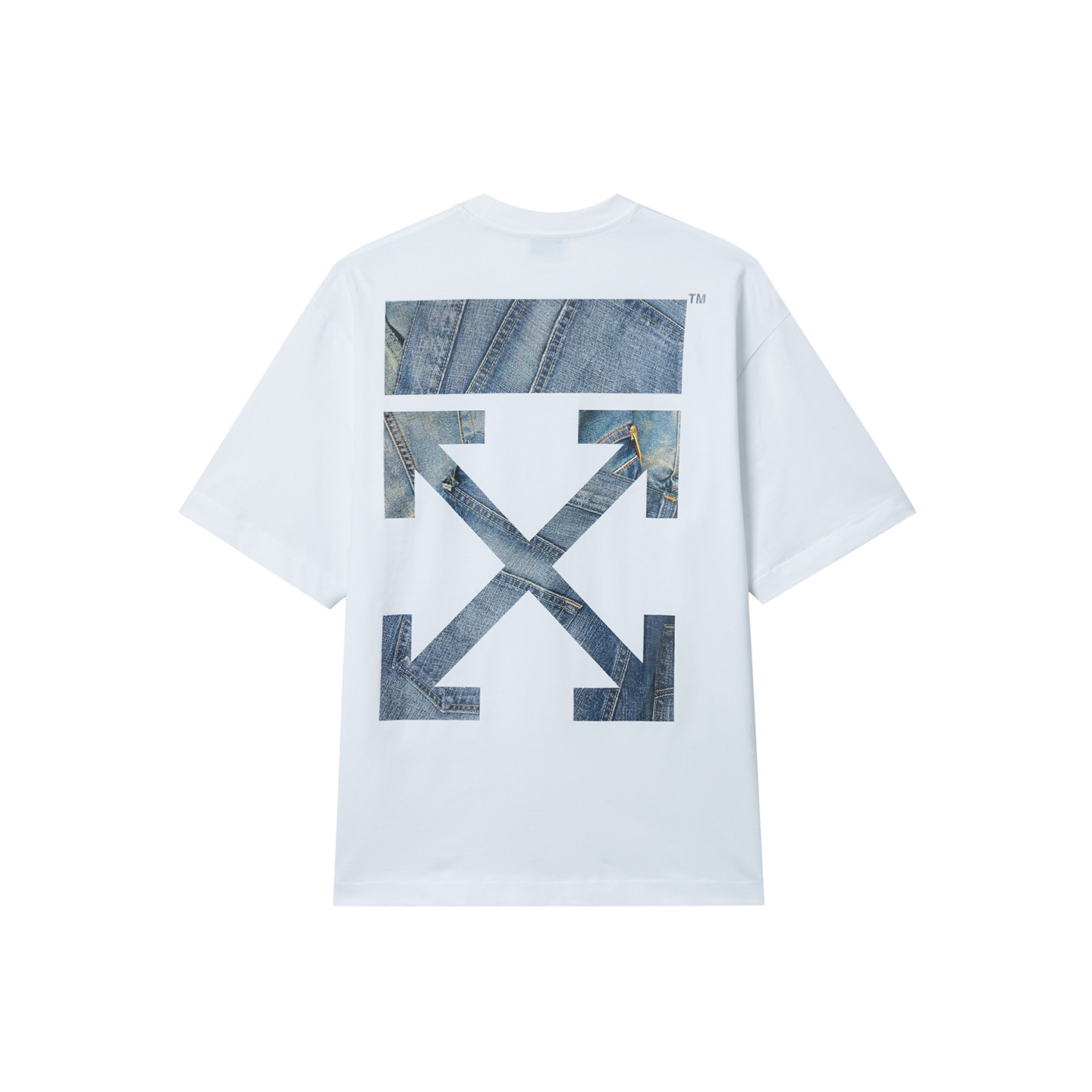 OFF-WHITE Футболка OFF WHITE Unisex Crew Neck Moderate Heavyweight — фото 2