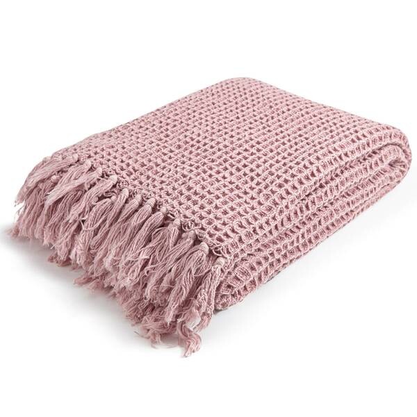 

Покрывало mokebo mit Waffelpique Strickdecke, 130x170x2 см, розовый