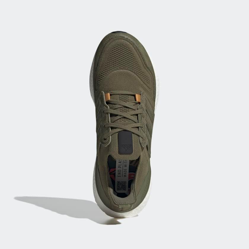 Мужские беговые кроссовки Adidas Ultraboost 22, оливковый — фото 3