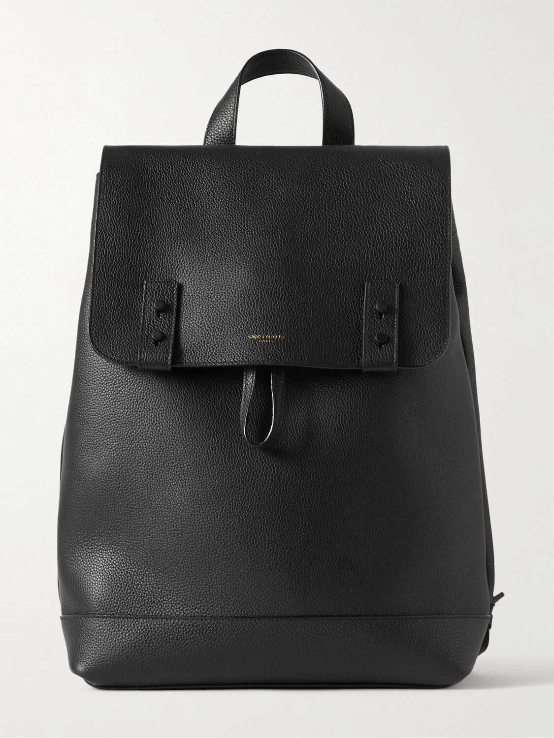 

Рюкзак из натуральной кожи SAINT LAURENT, черный