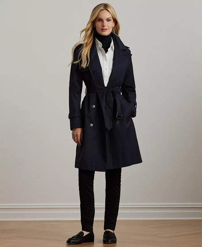 

Женский водонепроницаемый тренчкот с поясом PXXS-XXL Lauren Ralph Lauren, синий