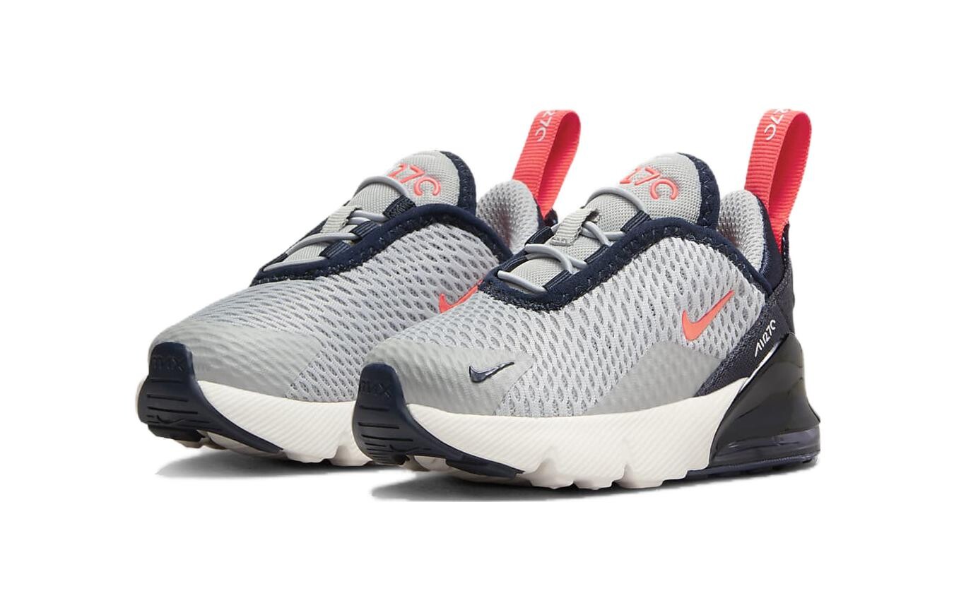 Кроссовки Nike Air Max 270 TD 'Light Smoke Grey Bright Crimson', серый/черный — фото 3