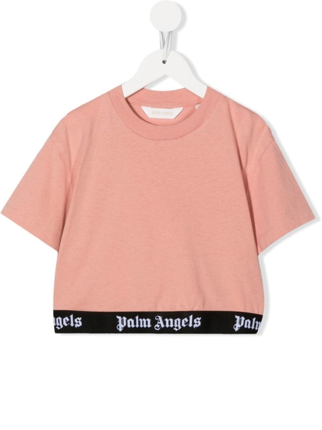 

Palm Angels Kids футболка с логотипом, розовый
