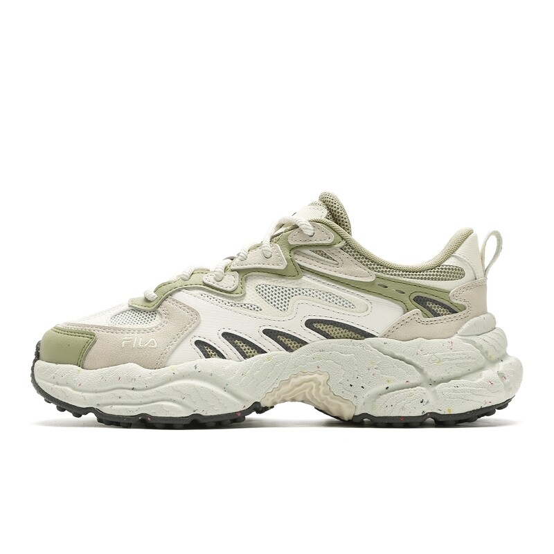 

Кроссовки FILA Lifestyle Shoes Women's Low-top Beige/green, белый