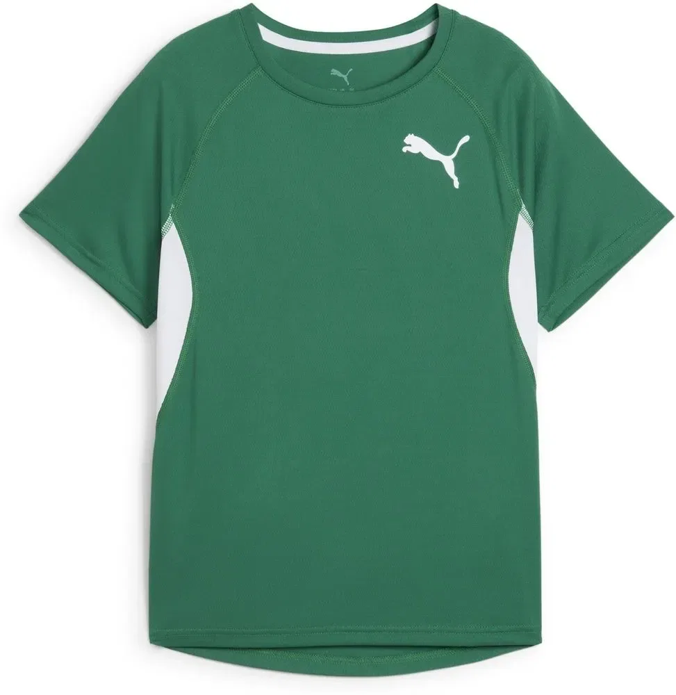 Футболка детская спортивная Puma, зеленый