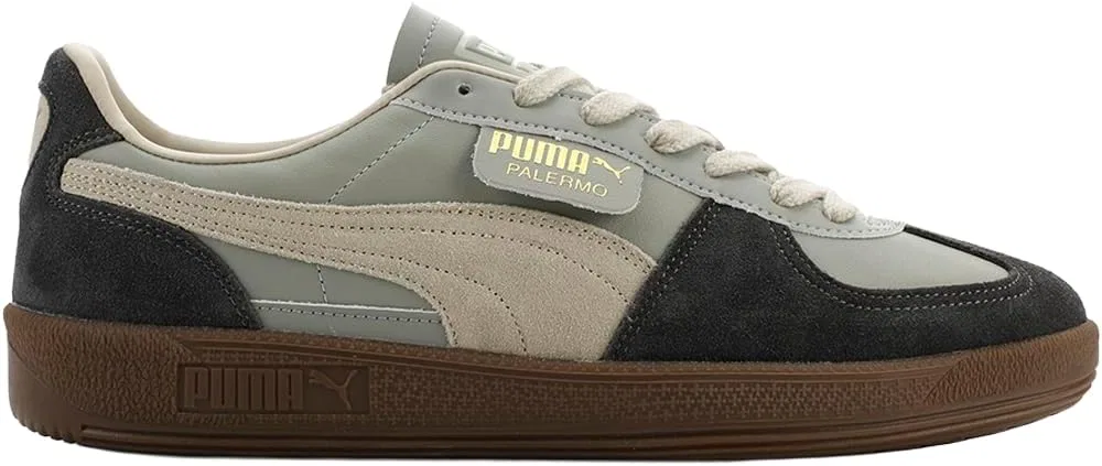 Кроссовки мужские PUMA Palermo Leather, Smokey Gray/Desert Dust