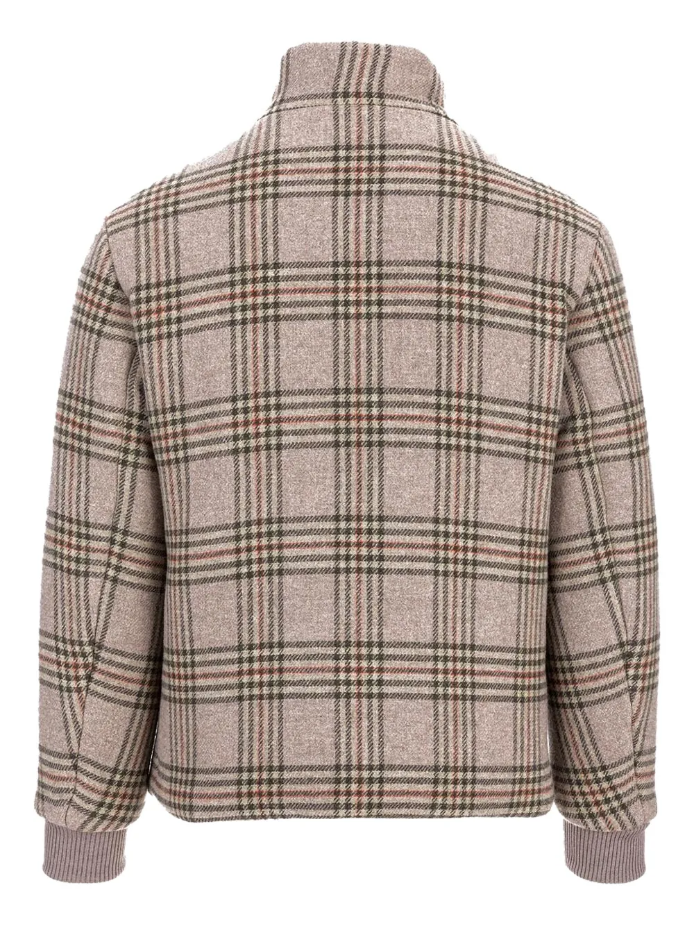 Куртка в клетку с вышитым логотипом Etro, светло-бежевый — фото 2