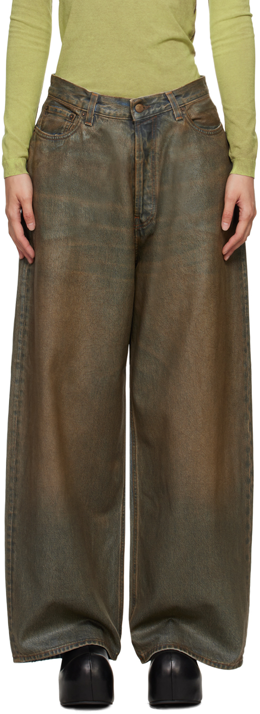 

Коричневые джинсы Super Baggy-Fit 2023 Acne Studios